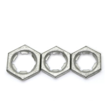 M8 DIN7967 Carbon Steel Spring Steel Zinc Finish Self-Locking Hex Pal Nut Securing Nut Counter Nuts